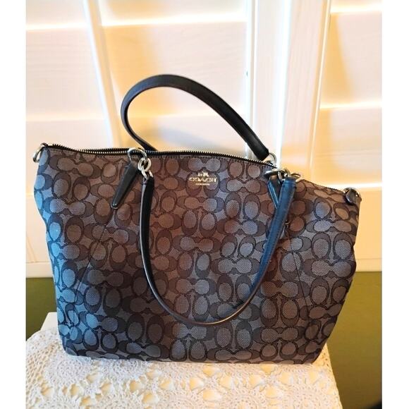 Coach Canvas Leather Shoulder Bag Kelsey Handbag - Picture 5 of 11